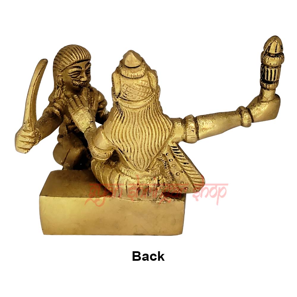 Buy NEO CLASSIC Baglamukhi MATA Brass Idol I Brass Figurine I Bagla Mukhi  Maa Idol Murti Statue Sitting I Home Office Temple Mandir Pooja Puja Room  (Height- 3 inch) Online at Low