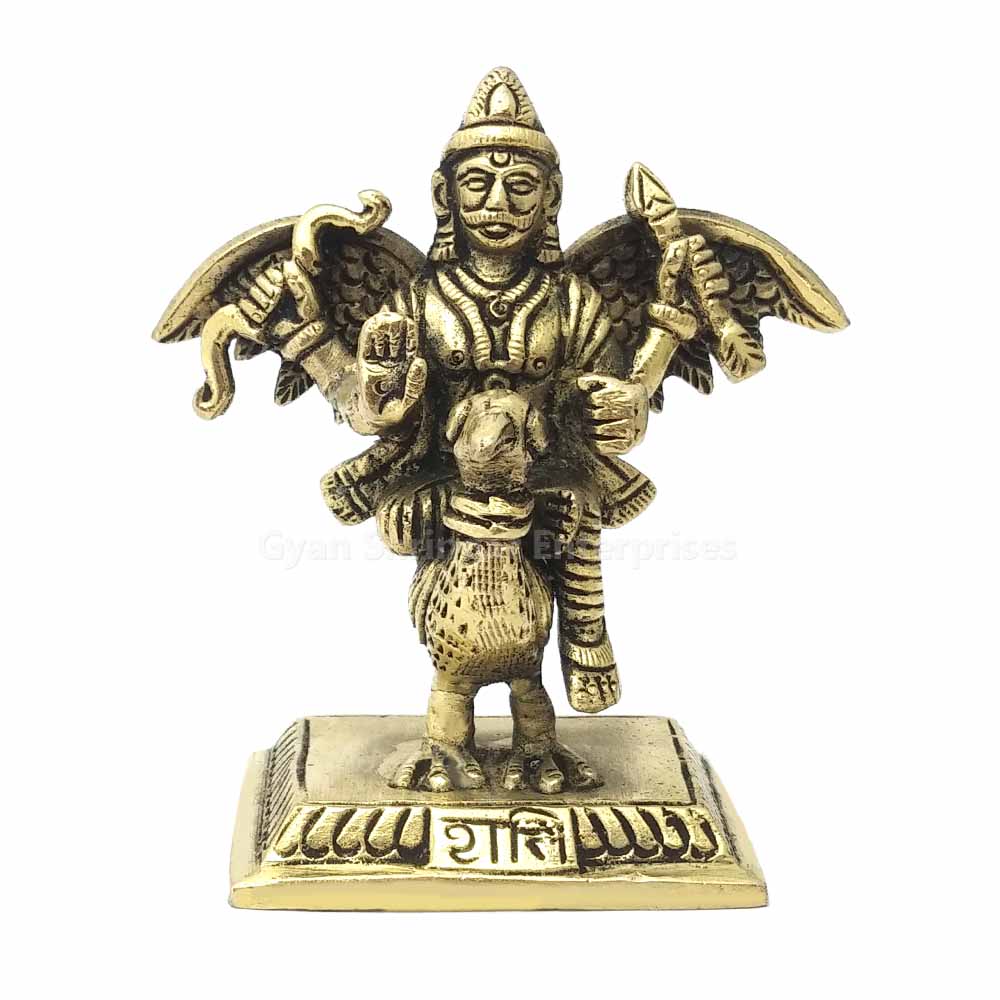 Shani Dev Brass Sculpture Buy online at best price