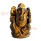 Ganpati Statue in Tiger Eye