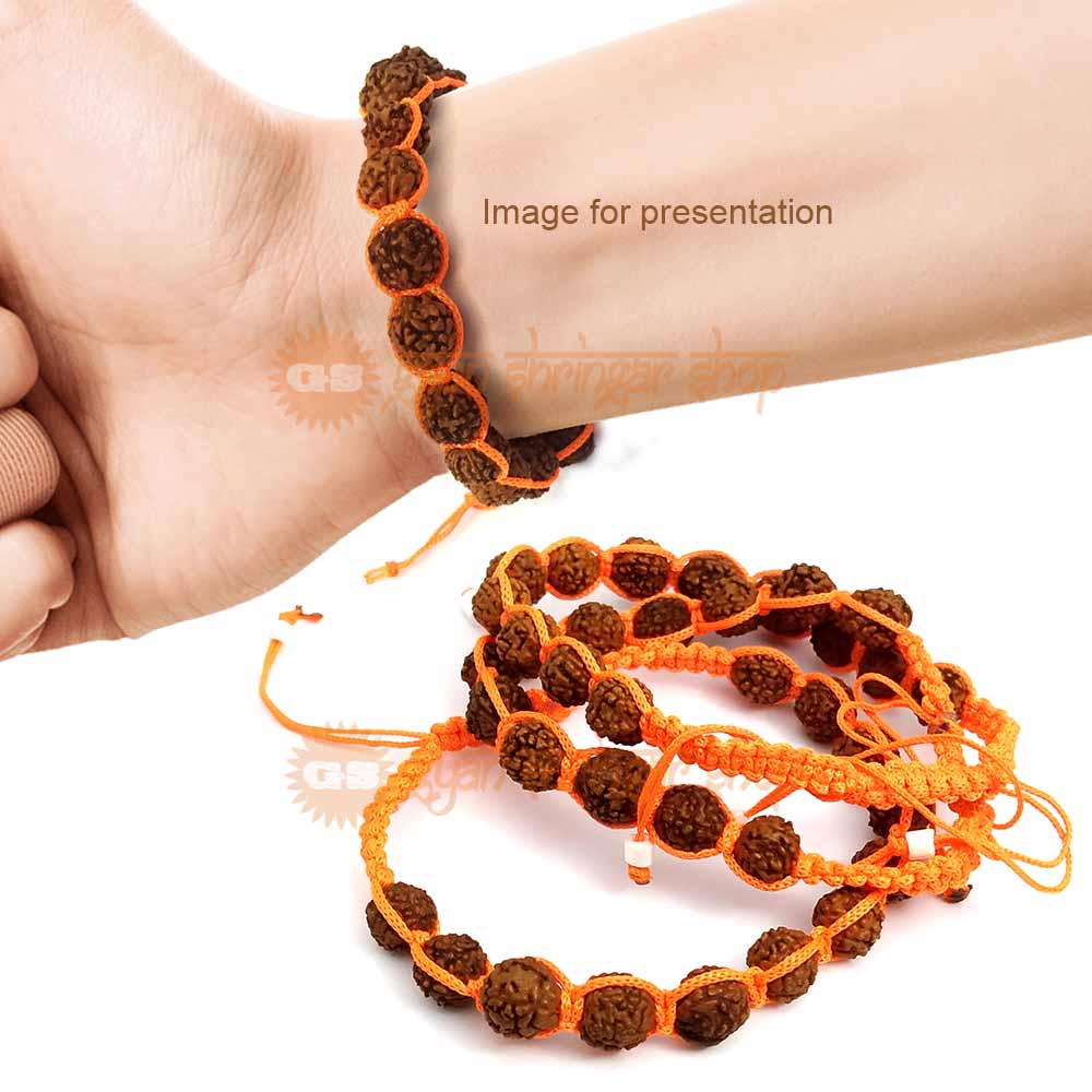 Buy Six Mukhi Rudraksha Bracelet Lab Certified, 6 Mukhi Rudraksha Bracelet,  Yoga Gifts Online in India - Etsy
