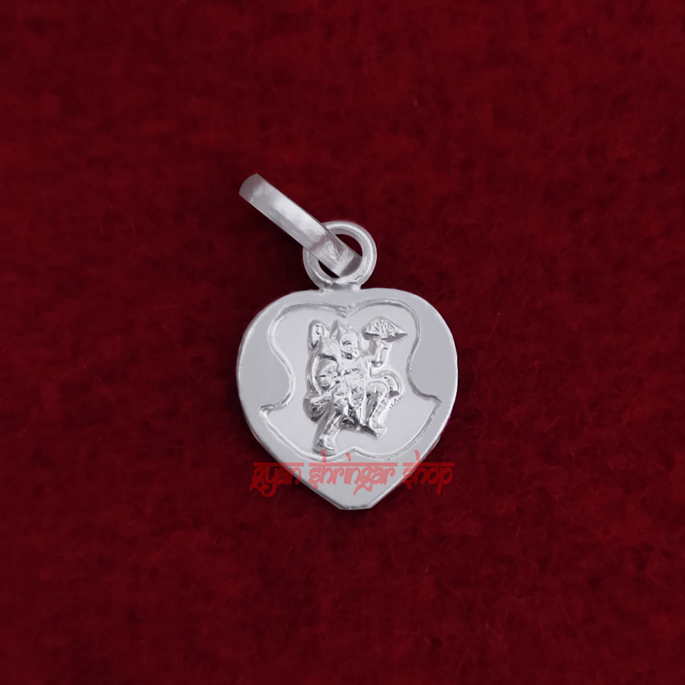 Hanuman ji store silver pendant