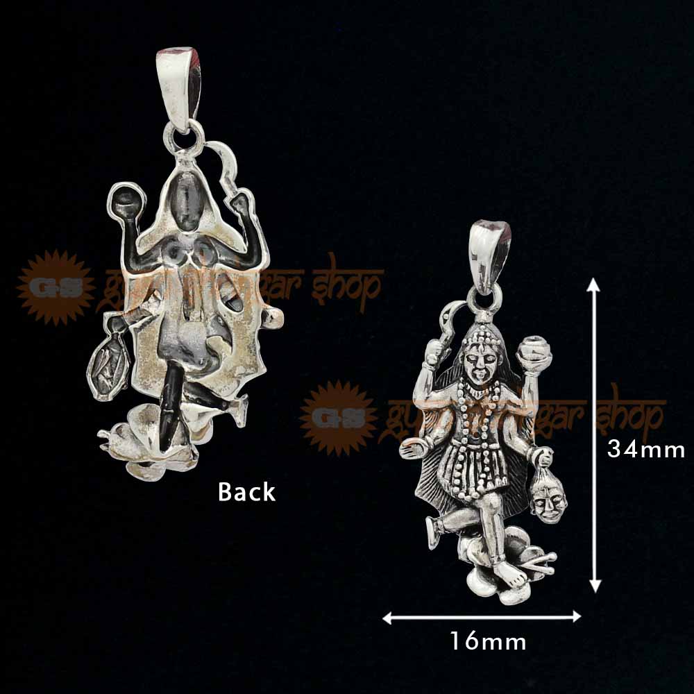 Kali pendant online silver